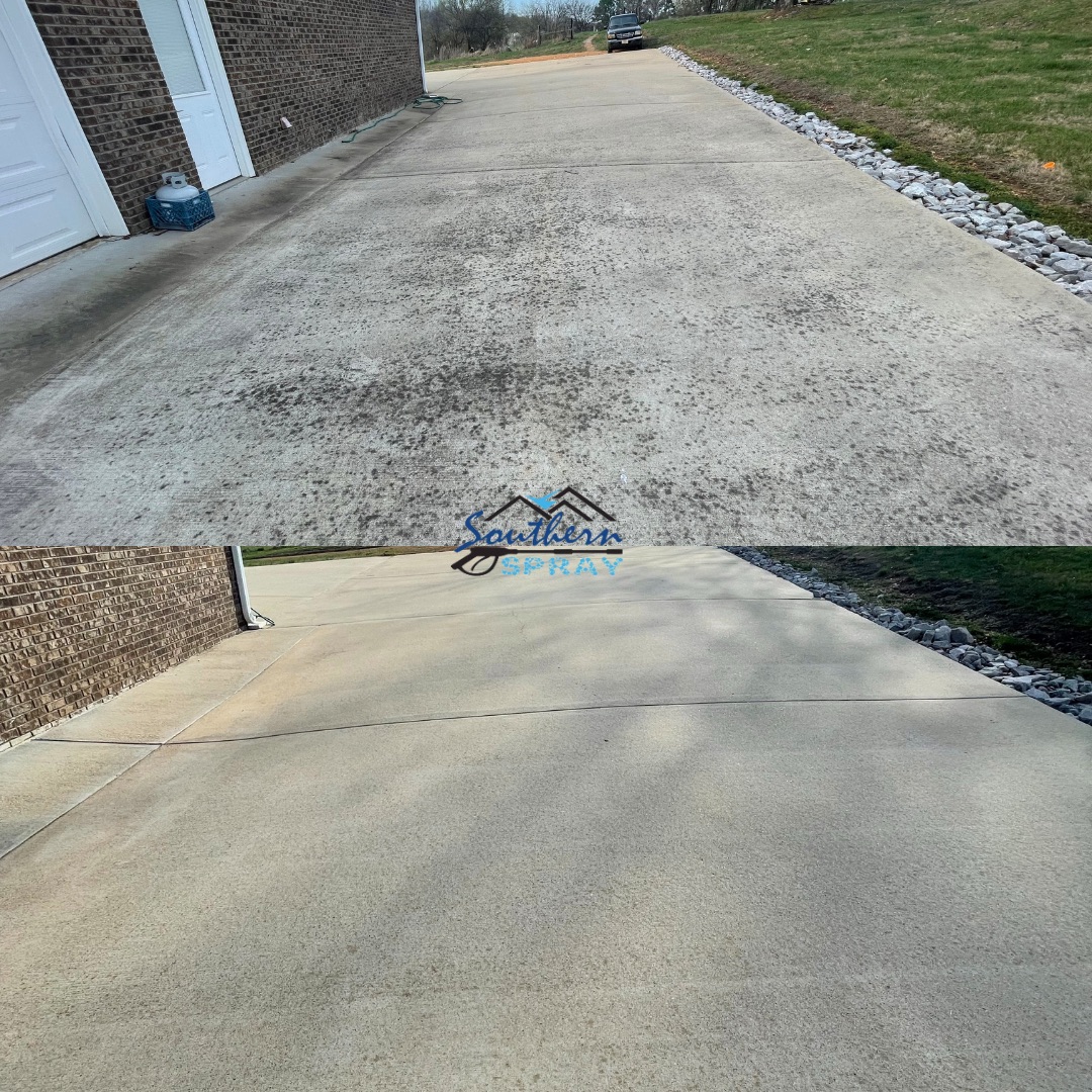 Old Concrete Turns New with Pressure Washing in Summertown, TN